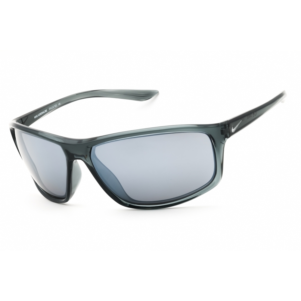 NWT Nike ADRENALINE EV1112 Dark Grey Rectangle 66mm Sunglasses